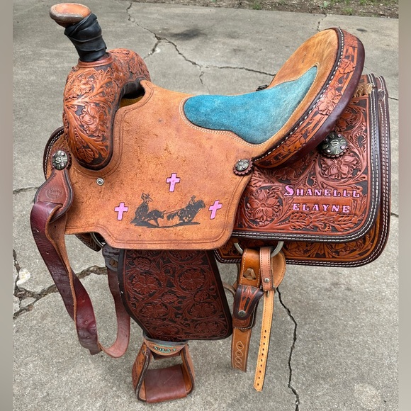 16” Corriente Roping Saddle - Picture 3 of 4